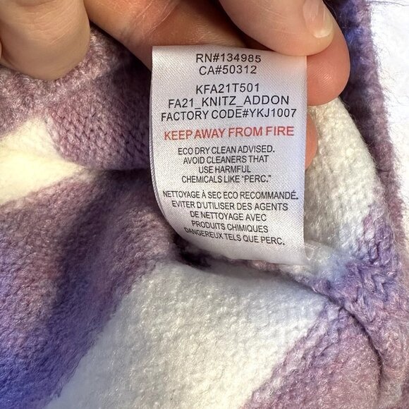 NWT For Love and Lemons Striped Maud Boxy Crop Wide Sleeve Sweater - Small - Picture 4 of 9